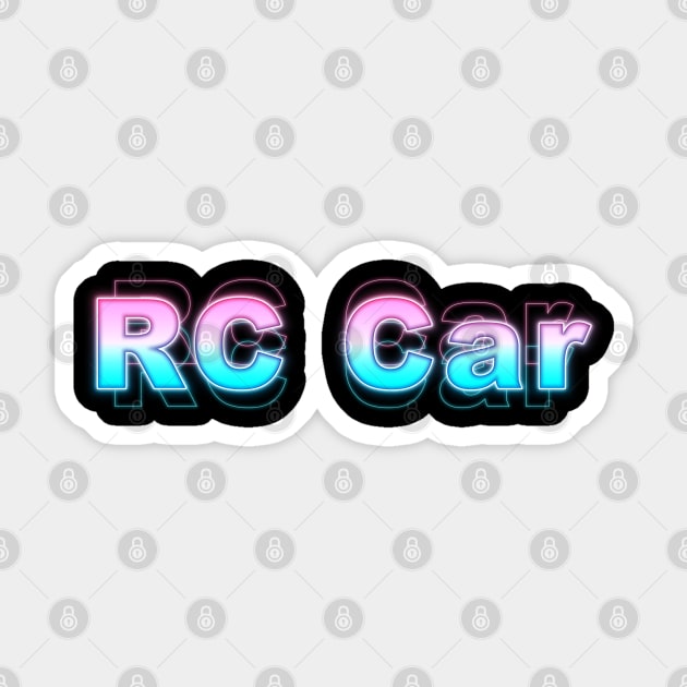 RC Car Sticker by Sanzida Design